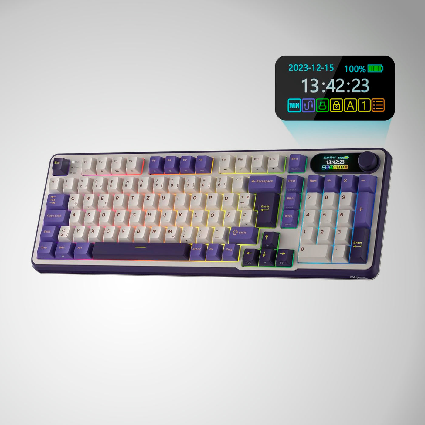 Teclado gamer Royal Kludge RK-S98 Inalámbrico - PREVENTA - Achorao