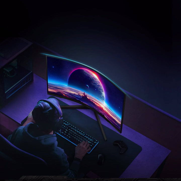 Monitor Samsung Odyssey G5 27" QHD (2560 x 1440), 1 x HDMI 2.0, 1 x DP 1.2, 1 x Audífono - Achorao