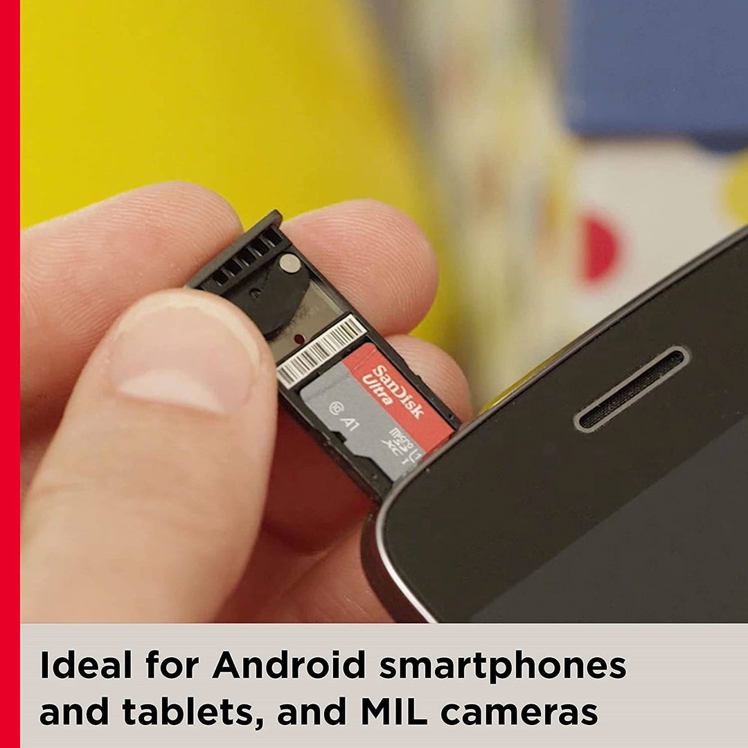 Tarjeta Sandisk Ultra Micro con Adaptador microSDXC a SD - 64GB - Achorao