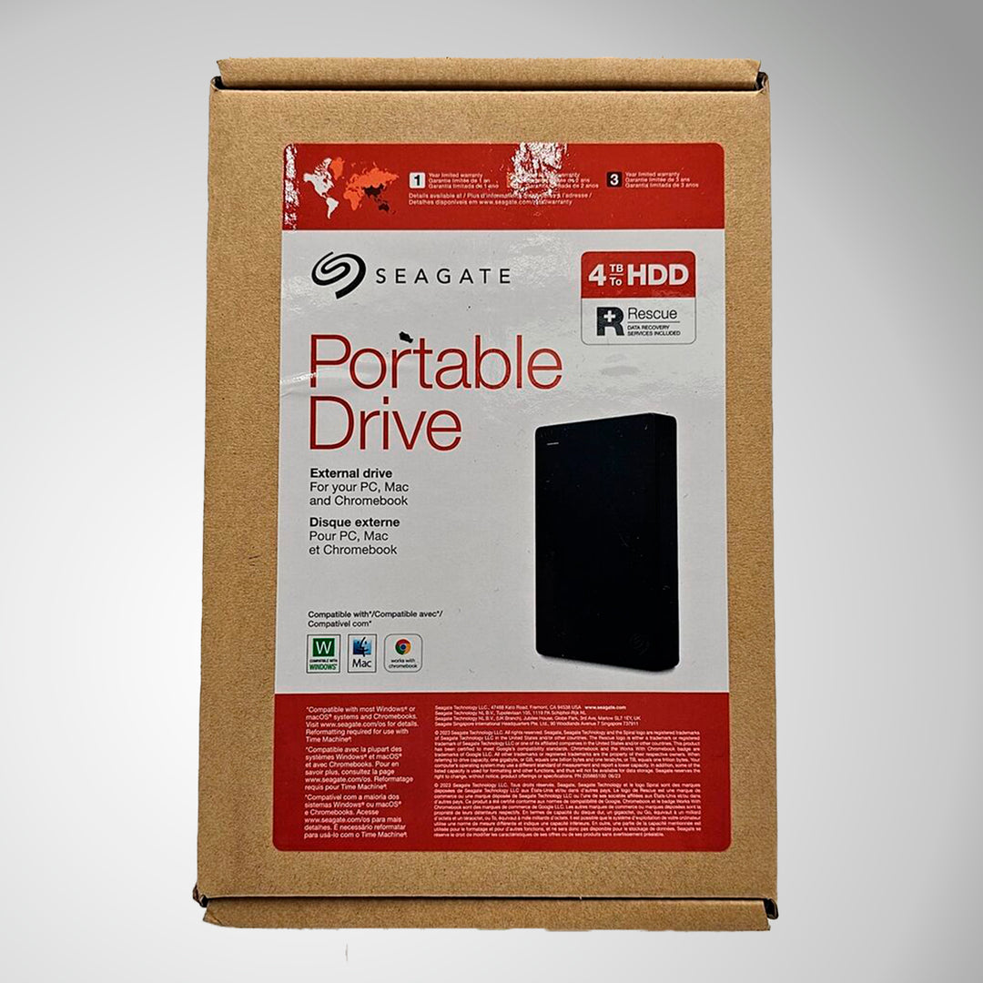 Disco duro externo portatil Seagate STGX4000400, 4TB, USB 3.0, Negro PC, XBOX ONE Y PLAYSTATION 4 - Achorao