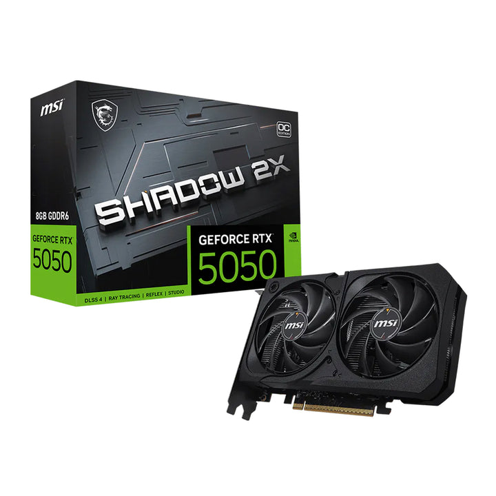 Tarjeta Gráfica MSI GeForce RTX 5050 Shadow OC 8GB GDDR6 - Achorao