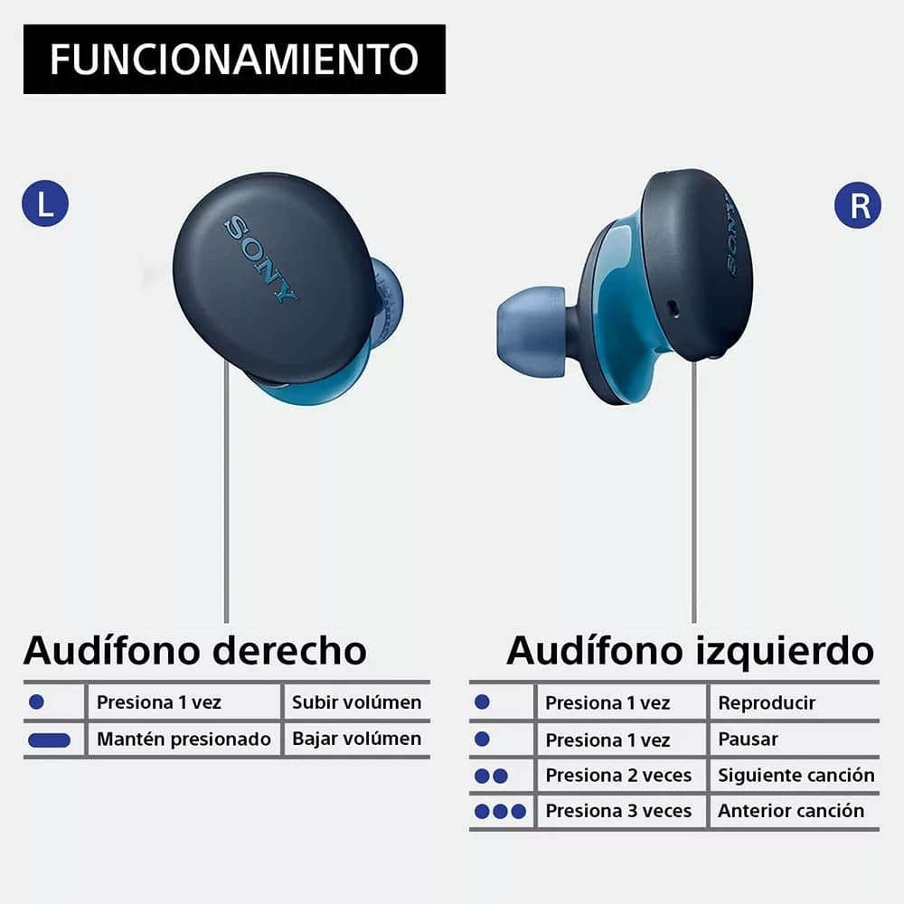 Audífonos Sony WF-XB700 True Wireless con Extra Bass - Achorao