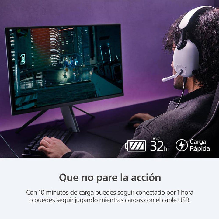 Audífonos inalámbricos SONY con micrófono y noise cancelling para juegos INZONE H9 (WH-G900N/WZ UC) - Achorao
