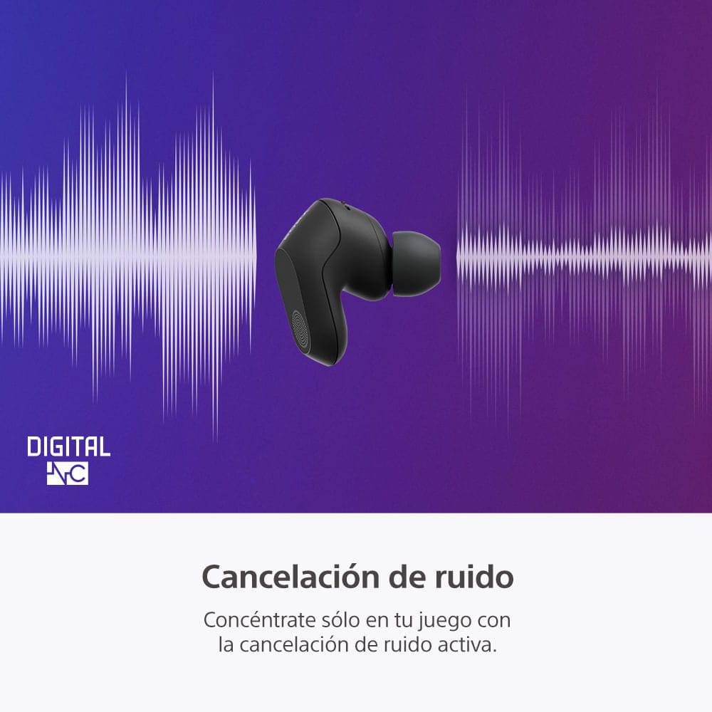 Audífonos SONY “True Wireless” inalámbricos con Noise Cancelling para juegos INZONE Buds (WF-G700N/BZ UC) - Achorao