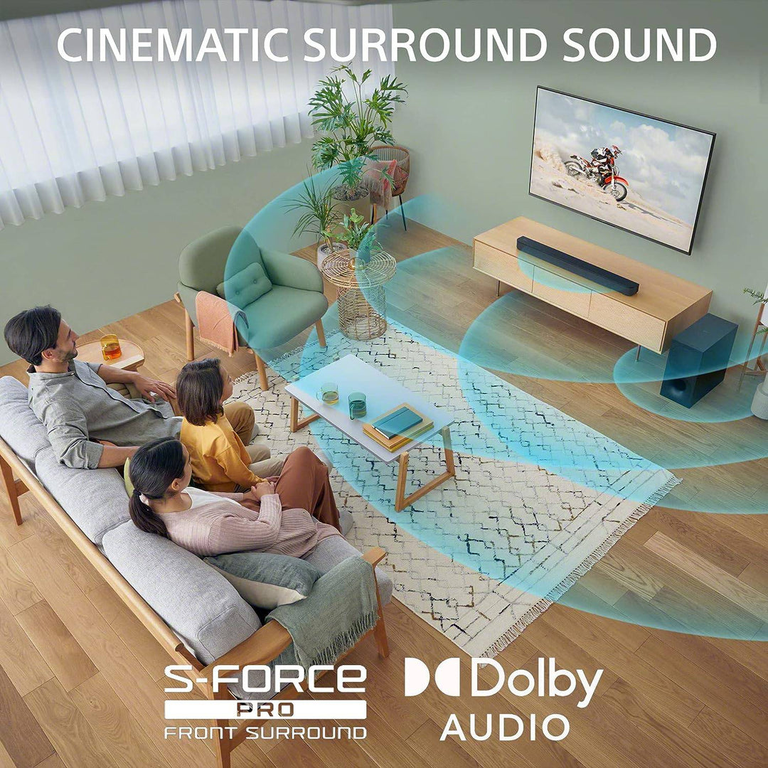 Barra de sonido Sony HT-S400 de 2.1 canales con potente subwoofer inalámbrico - Achorao