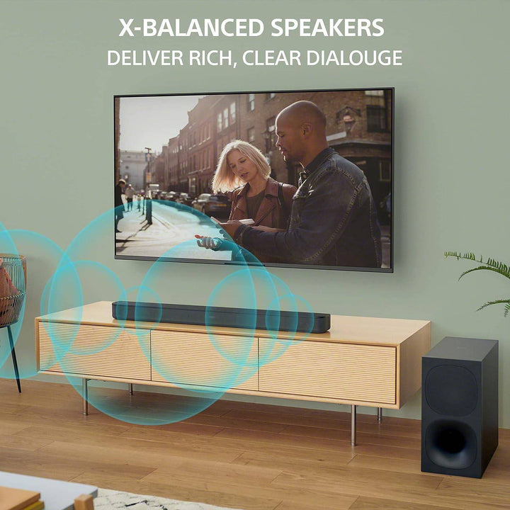 Barra de sonido Sony HT-S400 de 2.1 canales con potente subwoofer inalámbrico - Achorao