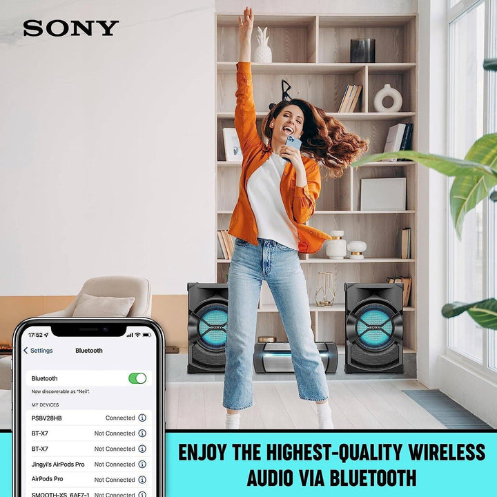 Equipo de sonido Sony SHAKE-X10D  Bluetooth | DVD | HDMI | Karaoke | NFC | Fiestable - Achorao