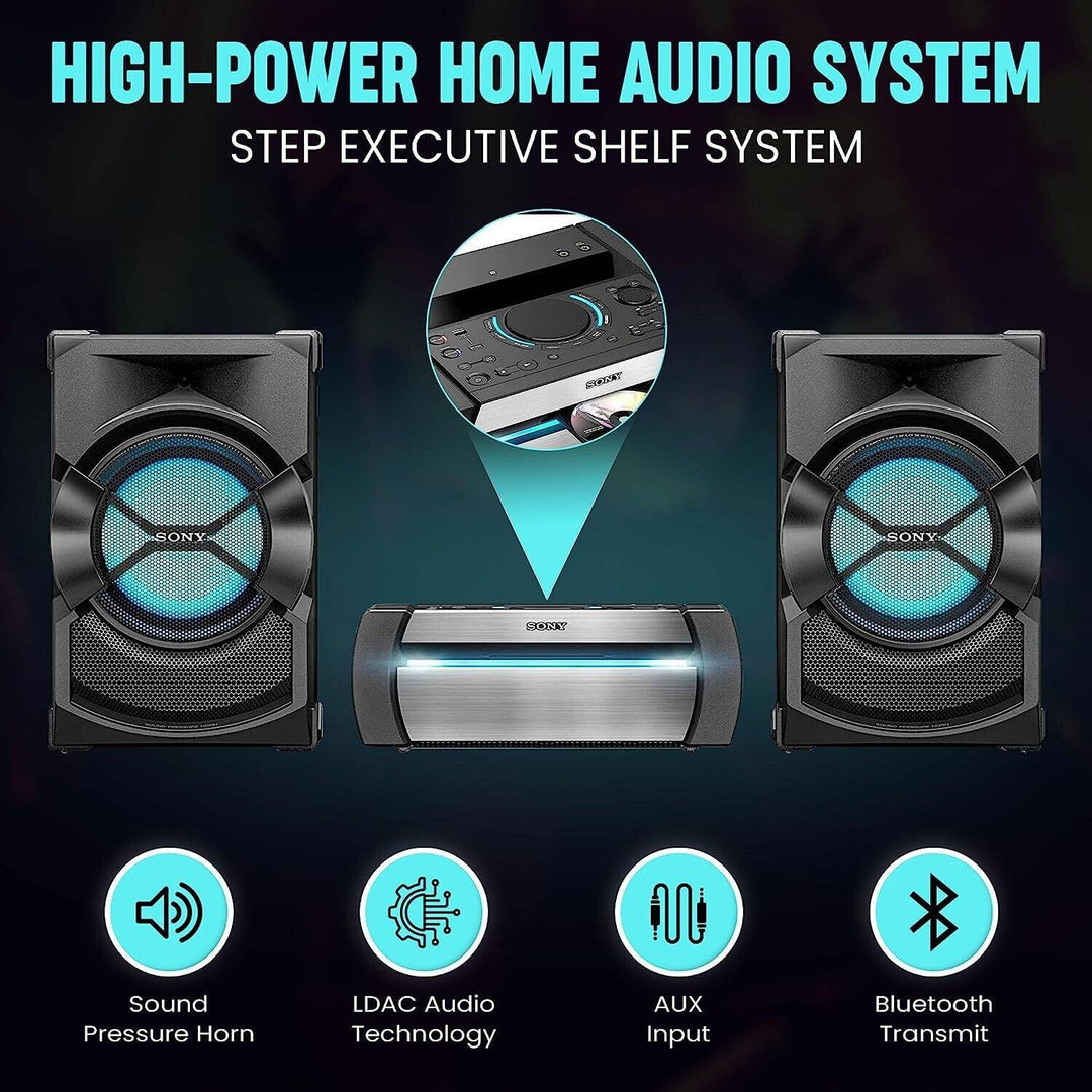 Equipo de sonido Sony SHAKE-X10D  Bluetooth | DVD | HDMI | Karaoke | NFC | Fiestable - Achorao