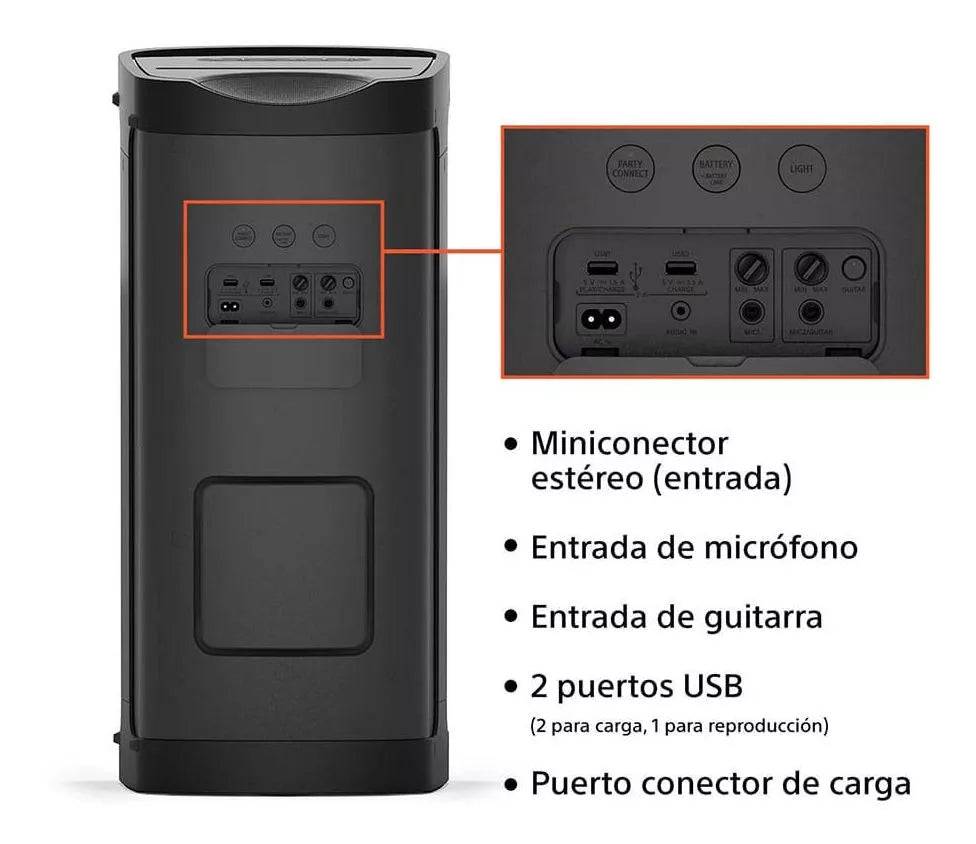 Parlante Sony SRS-XP700 serie X inalámbrico portátil - Achorao