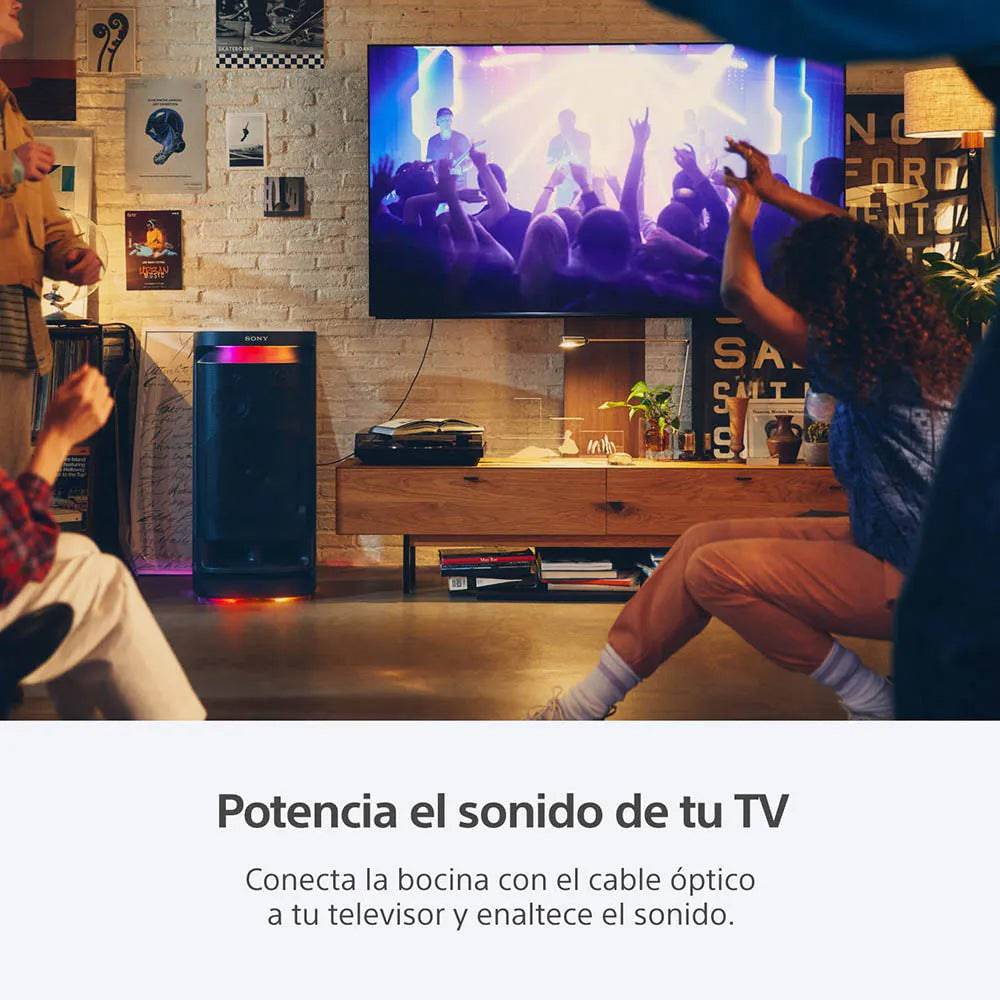 Parlante Sony SRS-XV900 X-Series Bluetooth 25 horas mango y ruedas integradas - Achorao