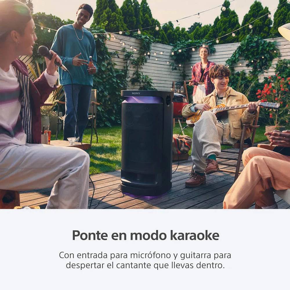 Parlante Sony SRS-XV900 X-Series Bluetooth 25 horas mango y ruedas integradas - Achorao