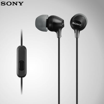Auriculares estéreo originales Sony MDR-EX15AP con micrófono - para Android/Apple/Rim/Windows - Achorao