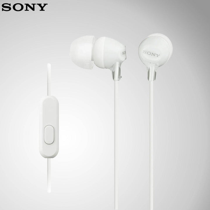 Auriculares estéreo originales Sony MDR-EX15AP con micrófono - para Android/Apple/Rim/Windows - Achorao