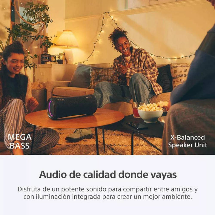 Parlante inalámbrico Sony portátil Srs-XG300 de la serie X - Achorao