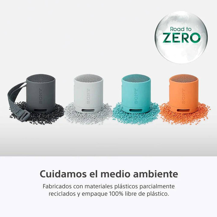 Parlante Sony inalámbrico portátil SRS-XB100 Resistente al agua Batería 16 horas - Achorao