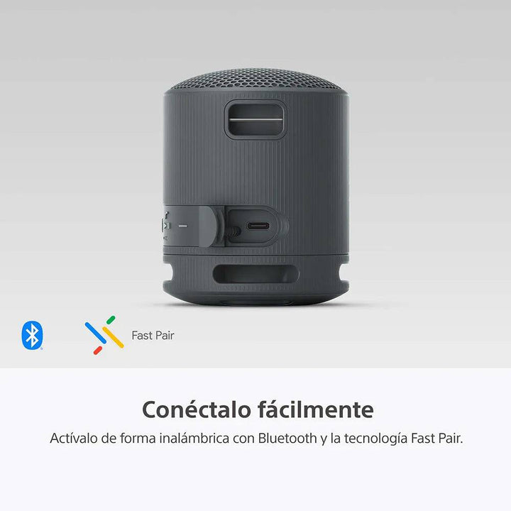 Parlante Sony inalámbrico portátil SRS-XB100 Resistente al agua Batería 16 horas - Achorao