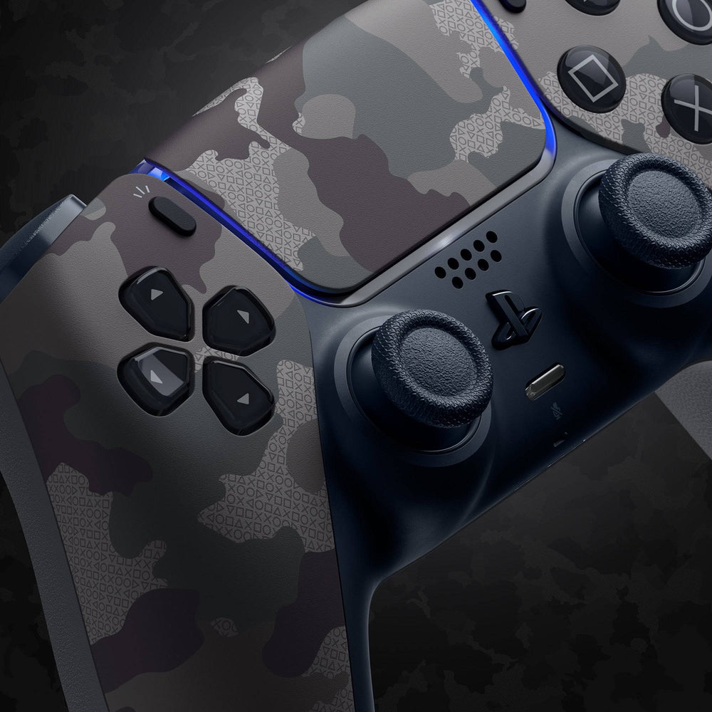 Control PLAYSTATION PS5 Dualsense Gris|Verde Camuflado - Achorao