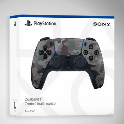 Control PLAYSTATION PS5 Dualsense Gris|Verde Camuflado - Achorao