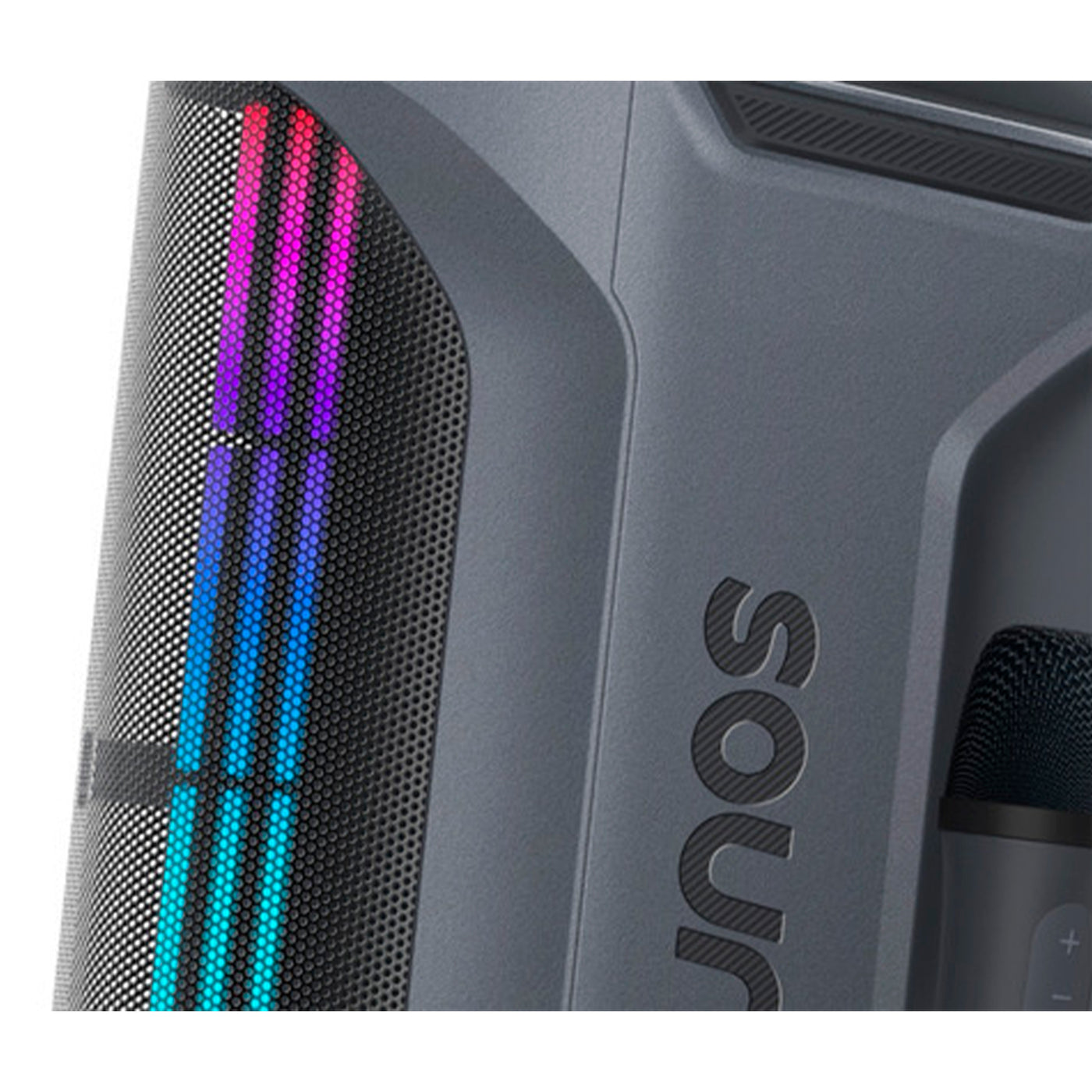 Parlante Soundcore Rave 3S, Inam, con 2 micrófonos incluidos - Achorao