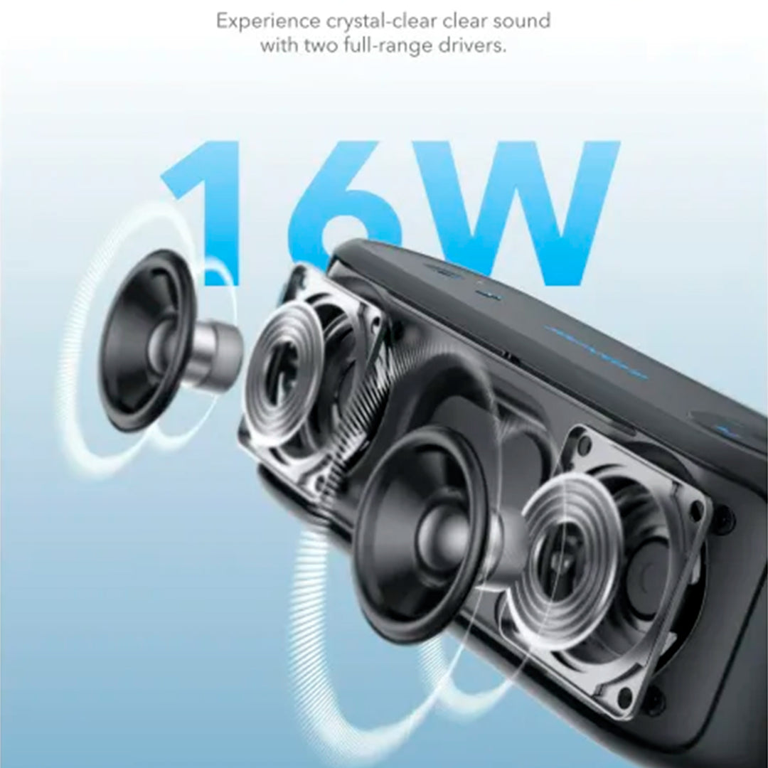 Parlante portátil Soundcore Select 3 by Anker 16w IPX7 20H - Achorao