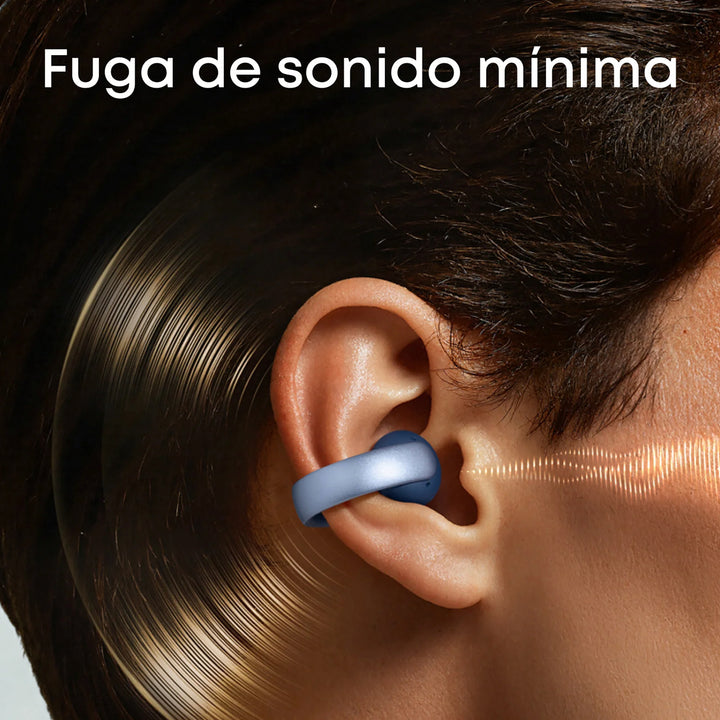 Audífonos inalámbricos soundcore AeroClip de oído abierto con comodidad adaptable, color Blue