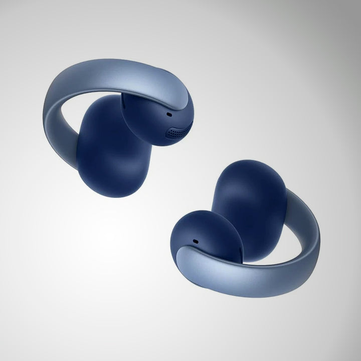 Audífonos inalámbricos soundcore AeroClip de oído abierto con comodidad adaptable, color Blue