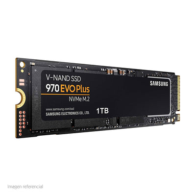 Unidad de estado solido Samsung 970 EVO Plus Series, 1 TB, M.2, PCIe 3.0 x4, NVMe 1.3