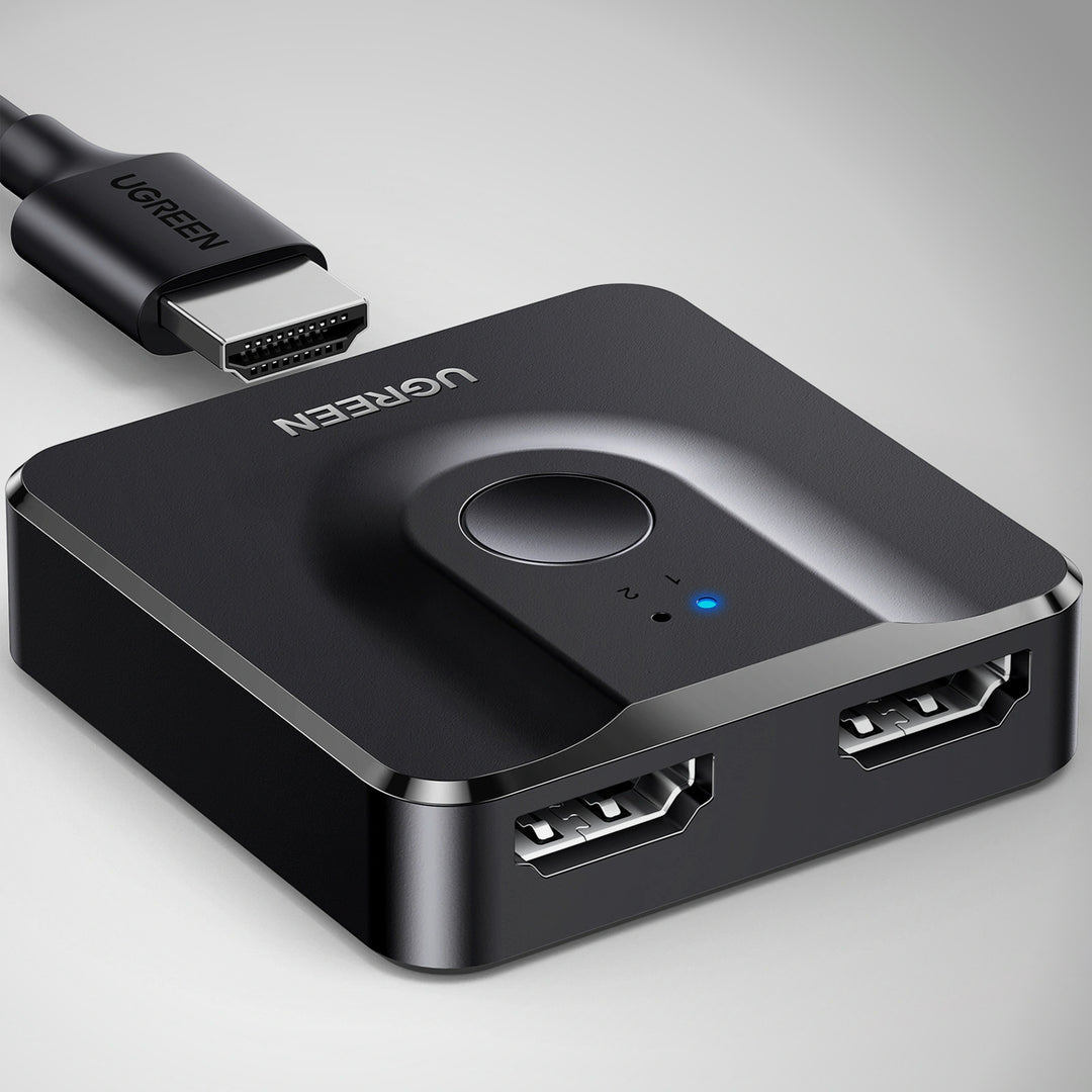 Switcher bidireccional UGREEN 2 en 1, salida HDMI 4K@60Hz CM217