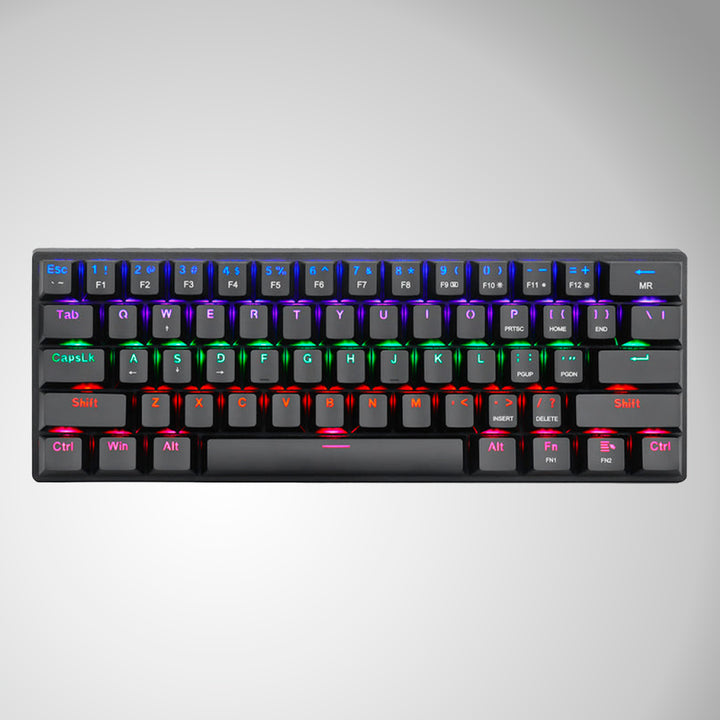 Teclado mecánico T-dagger ARENA RGB Switch Brown, Español T-TGK312P Black - Achorao