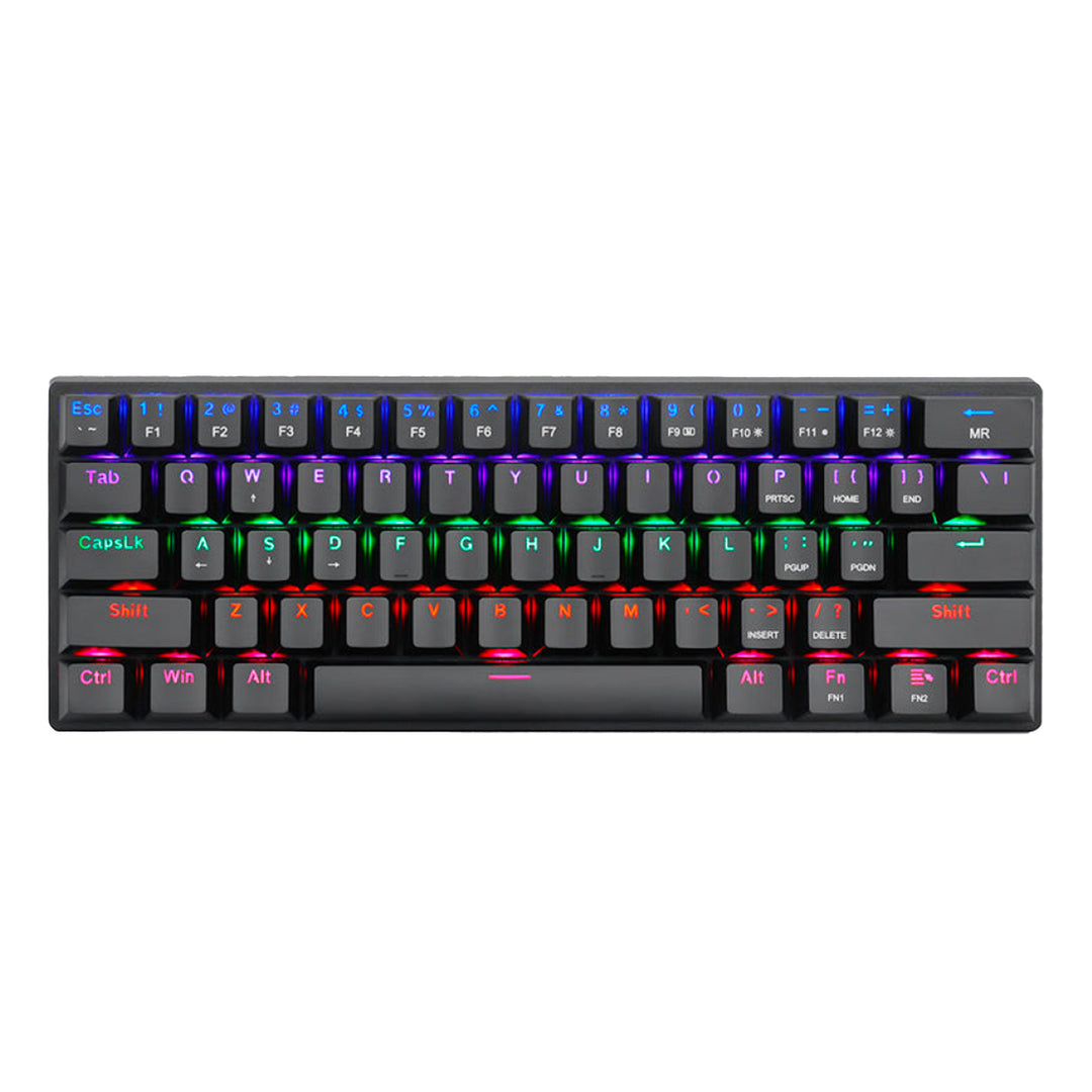 Teclado mecánico T-dagger ARENA RGB Switch Brown, Español T-TGK312P Black - Achorao