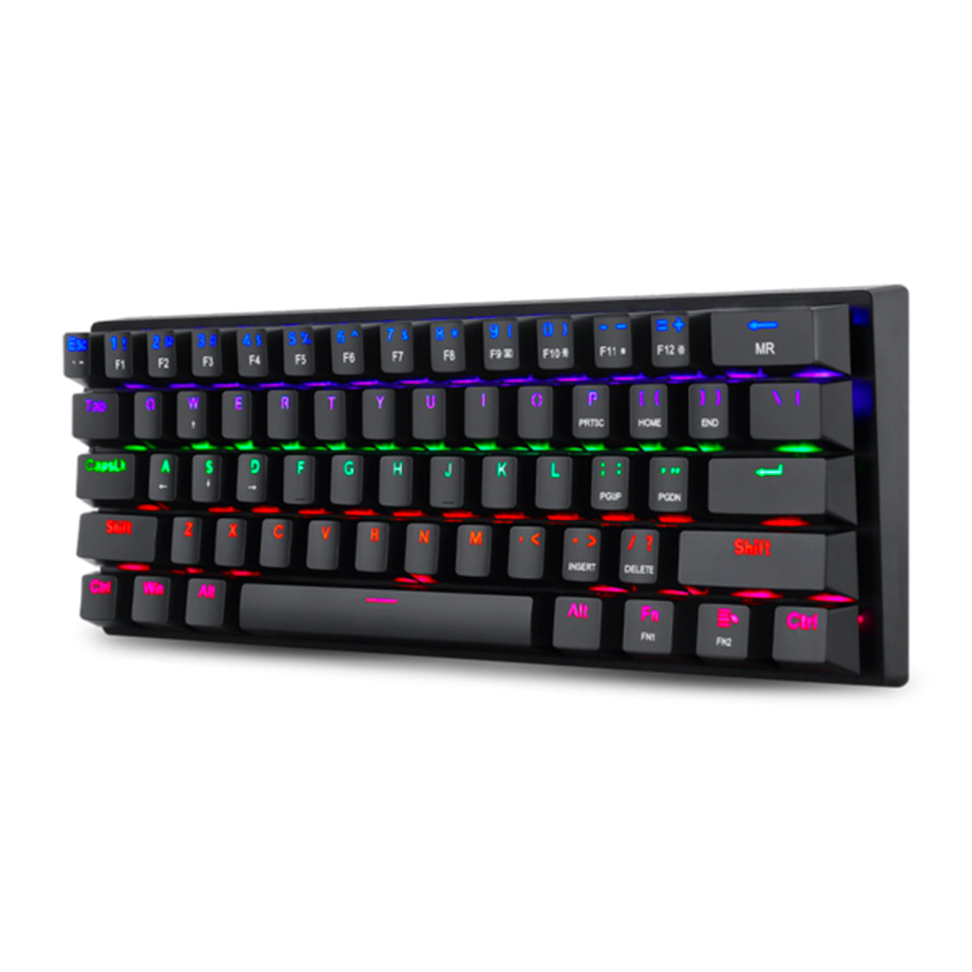 Teclado mecánico T-dagger ARENA RGB Switch Brown, Español T-TGK312P Black - Achorao