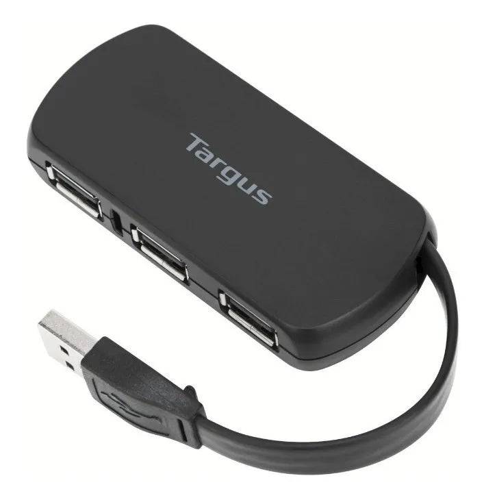 Adaptador ACH114US - Hub 4 en 1 Puertos Usb 2.0 Targus hub - Achorao