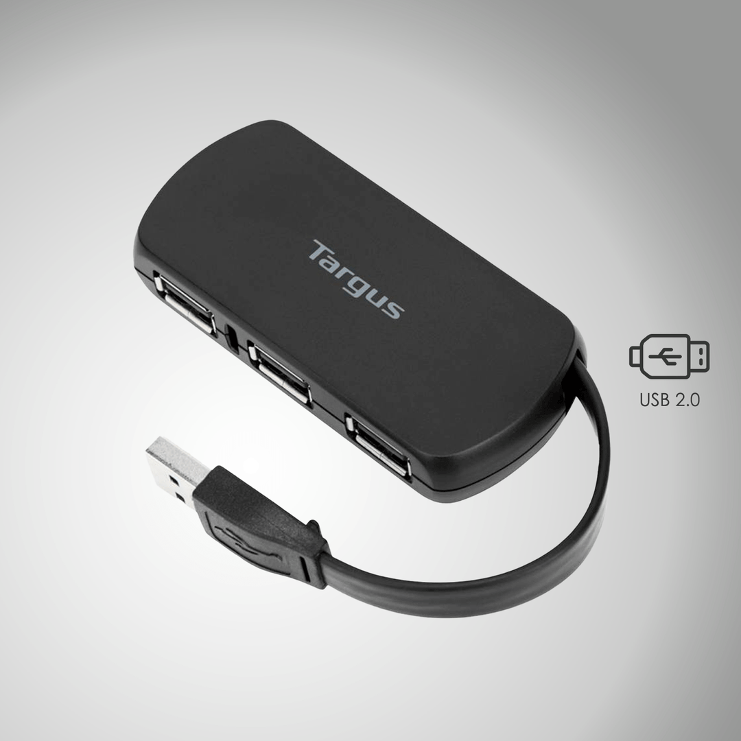 Adaptador ACH114US - Hub 4 en 1 Puertos Usb 2.0 Targus hub - Achorao