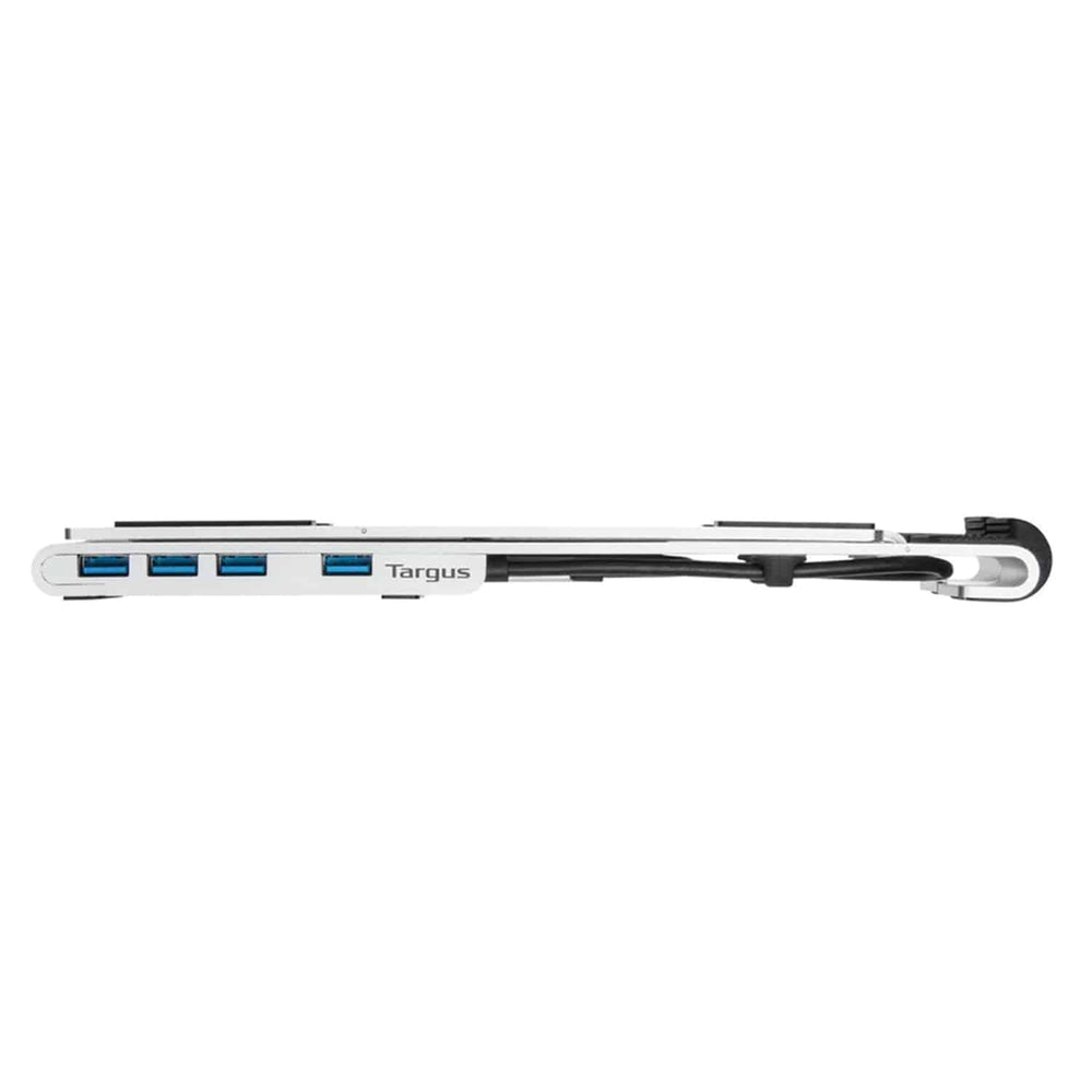 Base TARGUS P/Notebook 10"-15.6" con HUB USB 4-PORT Plegable Aluminio (AWU100205GL) - Achorao