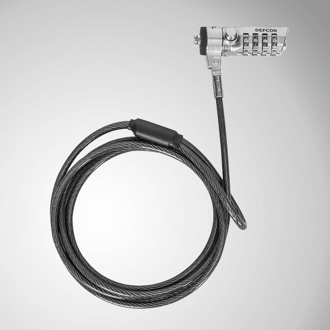 Cable de Seguridad TARGUS DEFCON T-LOCK CLAVE 4 DIGITOS BOLSA (ASP61LA) - Achorao