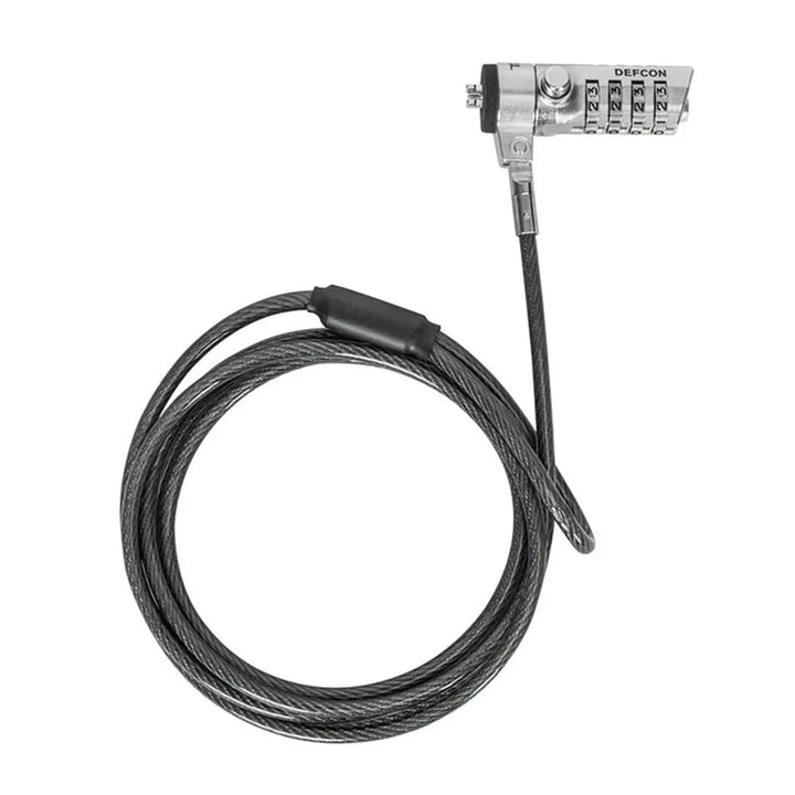Cable de Seguridad TARGUS DEFCON T-LOCK CLAVE 4 DIGITOS BOLSA (ASP61LA) - Achorao
