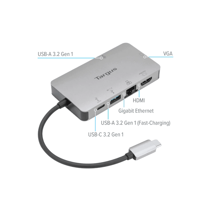 Docking Station Targus DOCK419USZ 4K HDMI VGA USB-C - Achorao