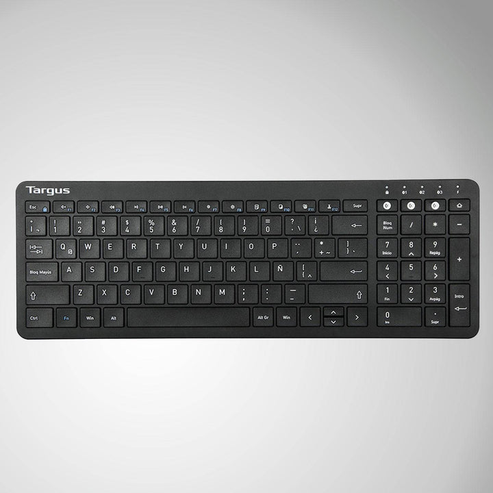 Teclado TARGUS KB863 Medium antimicrobial MULTI-DEVICE BT SP Black (AKB863ES) - Achorao