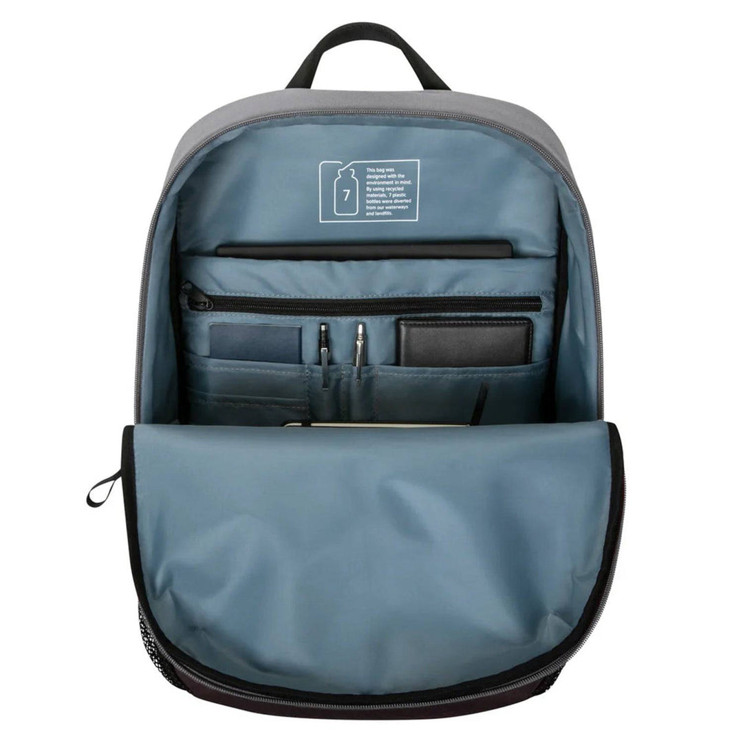 Mochila TARGUS Sagano 15.6" EcoSmart Campus GREY/BLACK (TBB636GL) - Achorao