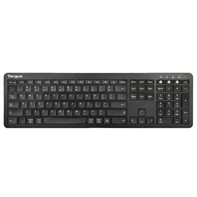 Teclado TARGUS AKB864 Antimicrobial MULTI-DEVICE BT SP BLACK (AKB864ES) - Achorao