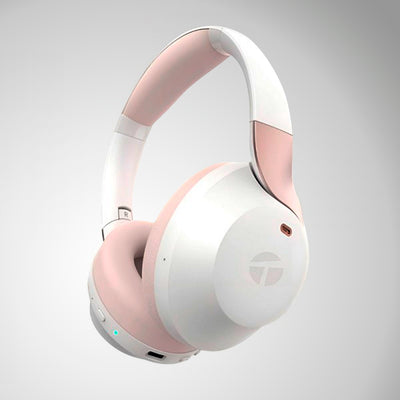 Audífonos TEROS TE-8033WP ANC inalámbricos White - Achorao