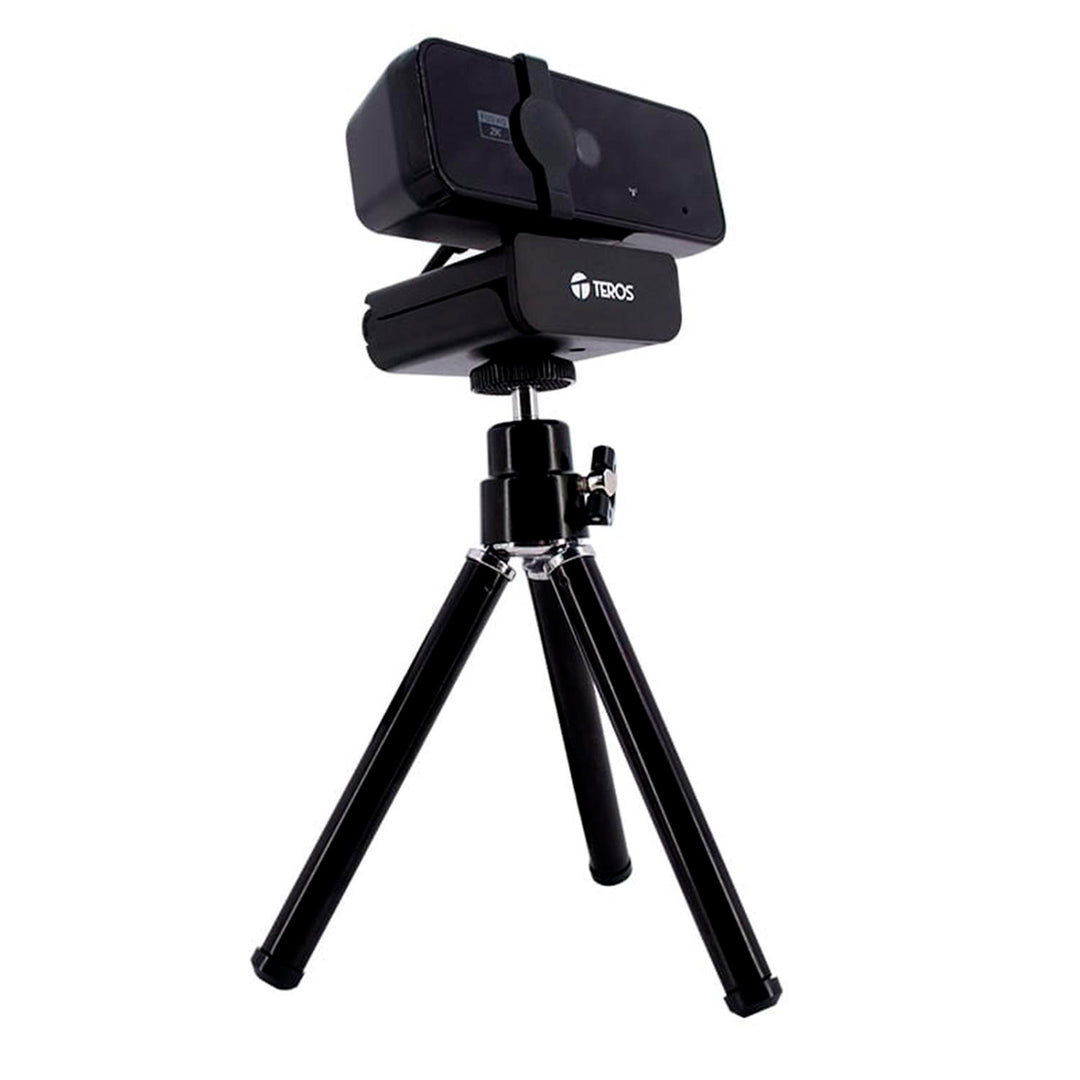 Webcam TEROS TE-9072,2K2 Micrófono Incorporado USB 2.0 - Achorao