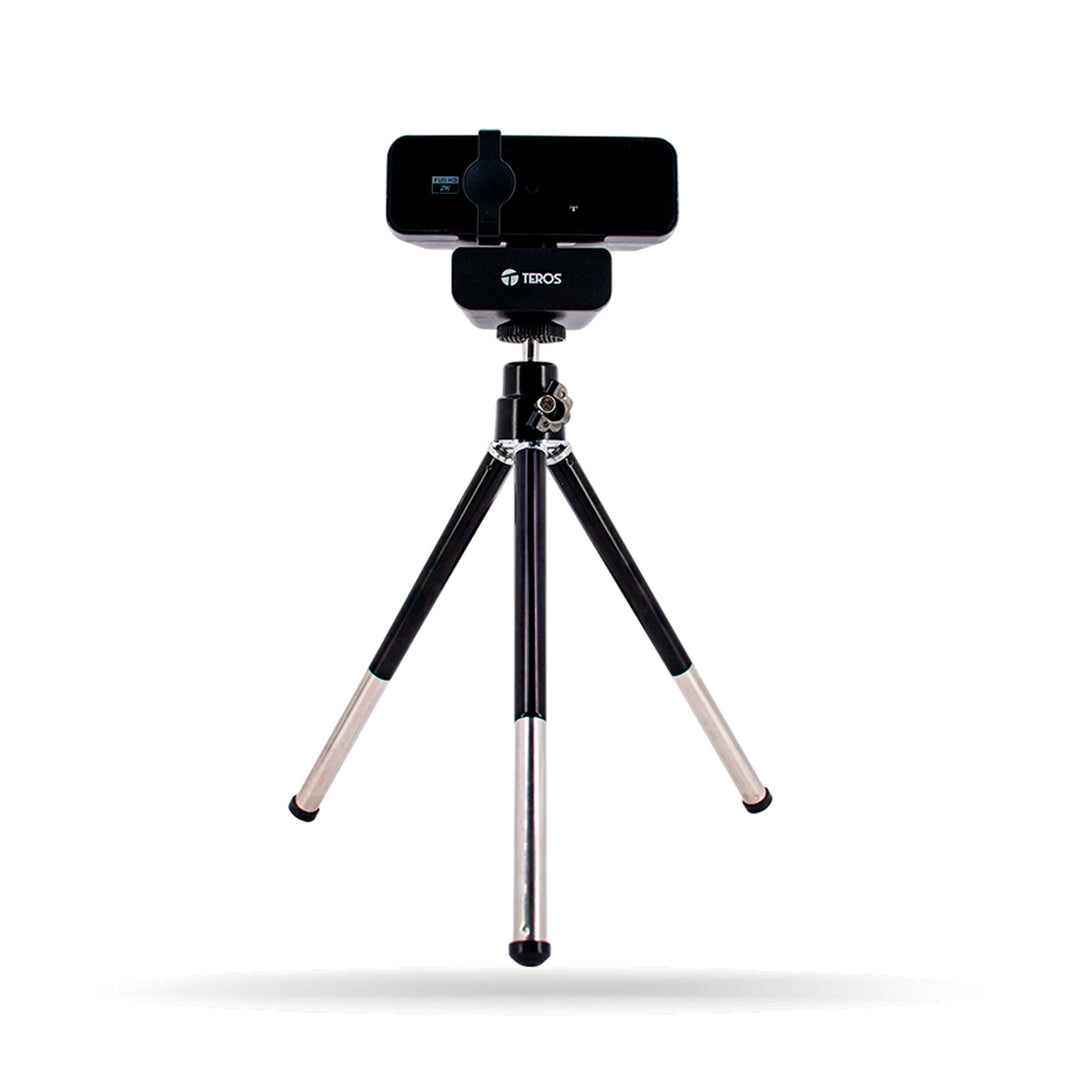 Webcam TEROS TE-9072,2K2 Micrófono Incorporado USB 2.0 - Achorao