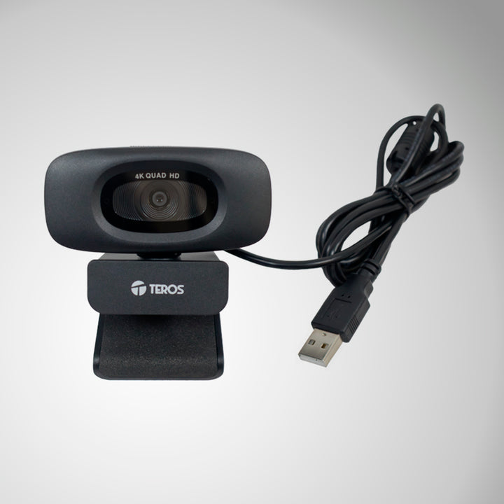 Webcam TEROS TE-9073N 4K, Microfono Incorporado USB 2.0 - Achorao