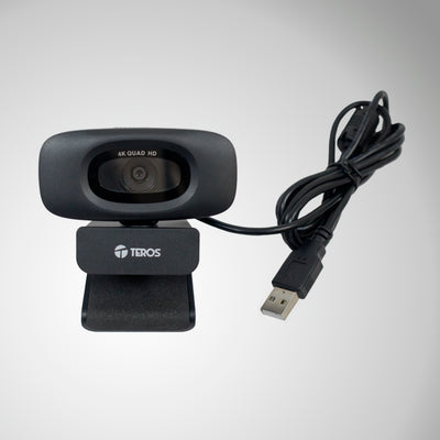 Webcam TEROS TE-9073N 4K, Microfono Incorporado USB 2.0 - Achorao