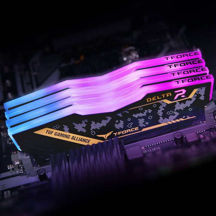 Memoria RAM TG T-Force DELTA TUF Gaming RGB, 16GB, DDR4-3200 MHz - Achorao