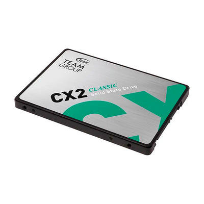 Unidad de estado solido Teamgroup CX2, 1TB, SATA 6.0 Gb/s, 2.5", ECC, DC +5V - Achorao
