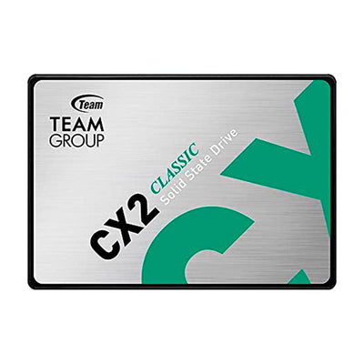 Unidad de estado solido Teamgroup CX2, 1TB, SATA 6.0 Gb/s, 2.5", ECC, DC +5V - Achorao
