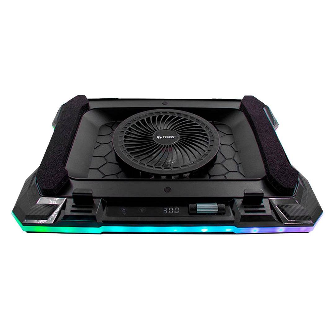 Cooler TEROS TE-133N RGB, compatible con notebooks de 14" hasta 19" - Achorao