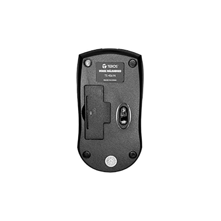 Kit Inalámbrico Teclado + Mouse TEROS TE-4061N, 2.4GHz, receptor nano USB, negro - Achorao